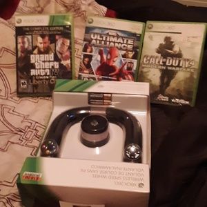 Wireless speed wheel and a couple games